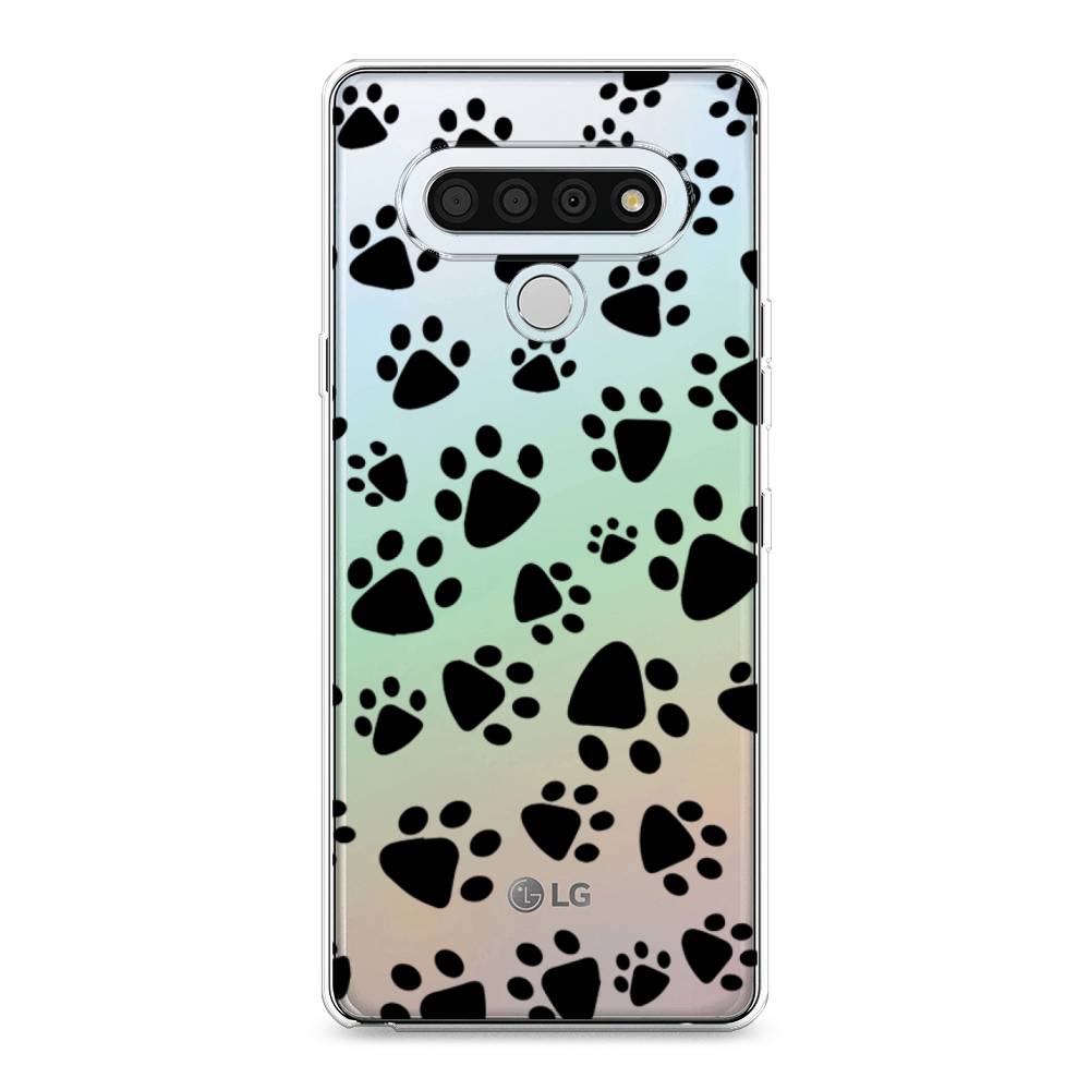 фото Чехол awog "лапки черные" для lg stylo 6