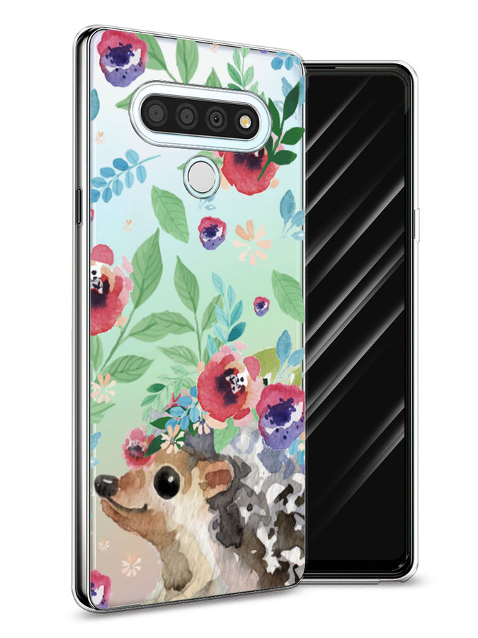 

Чехол Awog на LG Stylo 6 "Ежик в цветах акварель", Розовый;зеленый;коричневый, 84550-2