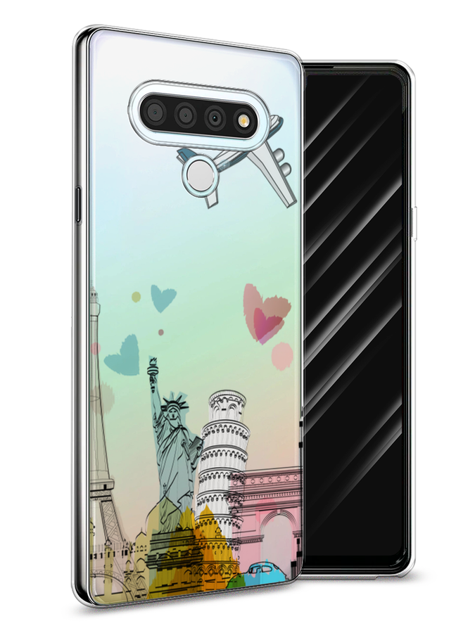 

Чехол Awog на LG Stylo 6 "Самолет путешествий", Желтый, 84550-10