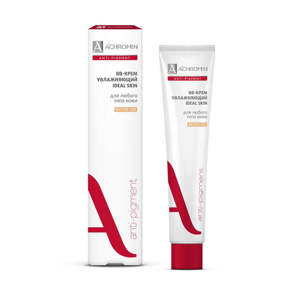 ВВ-крем Achromin для любого типа кожи туба 50 мл тон 02 achromin пилинг обновляющий с ана кислотами для сухой и чувствительной кожи 50 0
