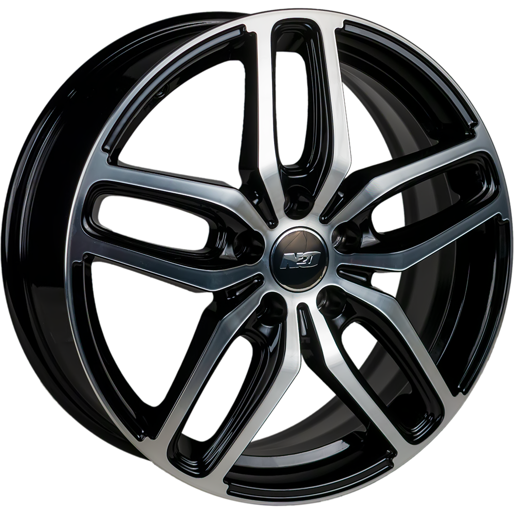 

Диск N2O V2199 6,5x17 5x114,3 ET37 DIA 66,6 BFP, Черный;серебристый, V2199