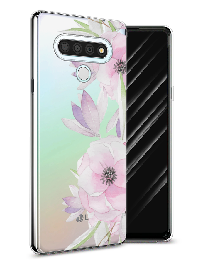 

Чехол Awog на LG Stylo 6 "Нежные анемоны", Розовый;черный;фиолетовый, 84550-8