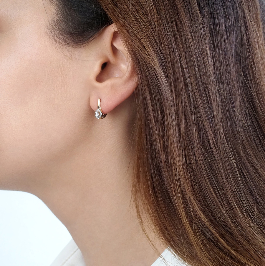 

Серьги из серебра с фианитом ЮВЕЛИР КАРАТ 2125667/9П, 2125667/9П
