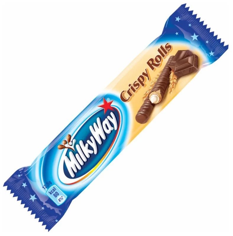 фото Батончик milky way crispy rolls шоколадный 25 г