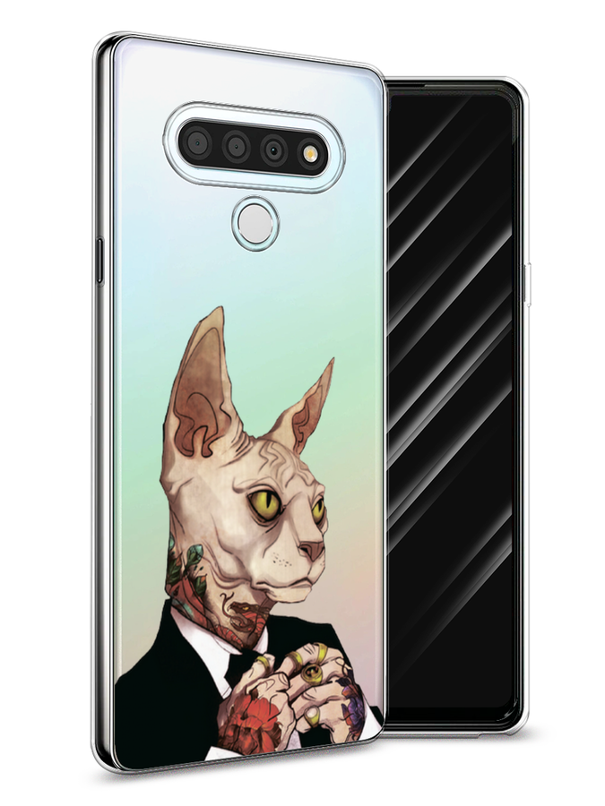 

Чехол Awog на LG Stylo 6 "Татуированный сфинкс", Бежевый;черный;красный, 84550-7