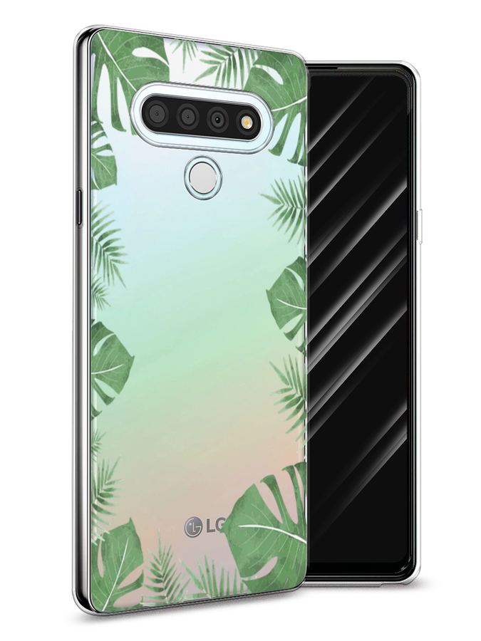 

Чехол Awog на LG Stylo 6 "Листья папоротника рамка", Зеленый, 84550-8