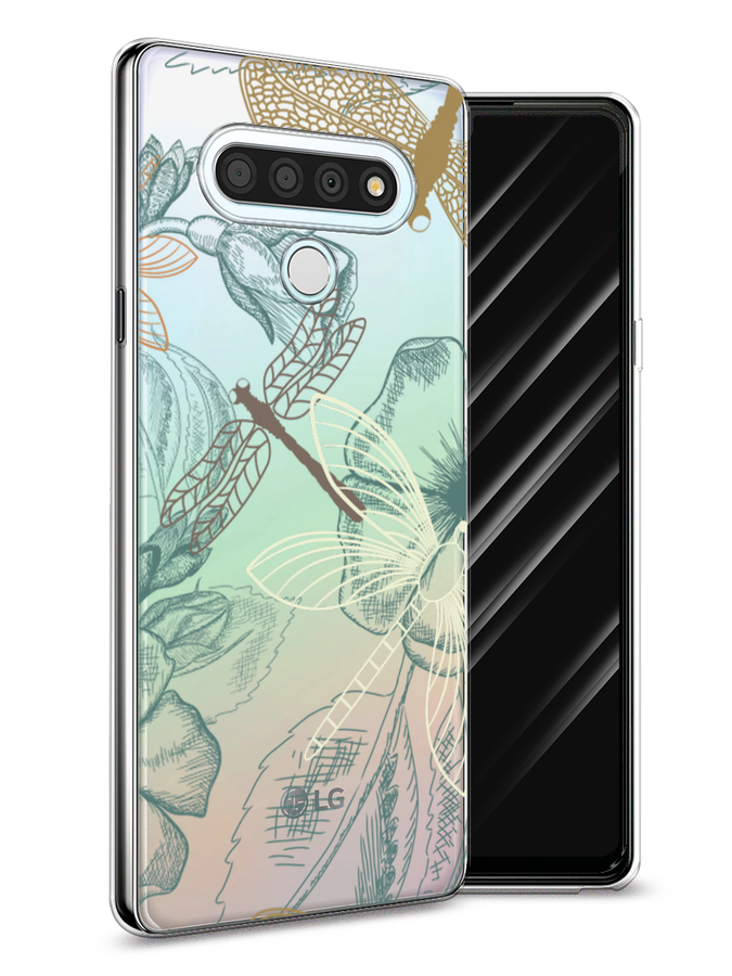 

Чехол Awog на LG Stylo 6 "Тени стрекоз", Коричневый;зеленый;белый, 84550-8