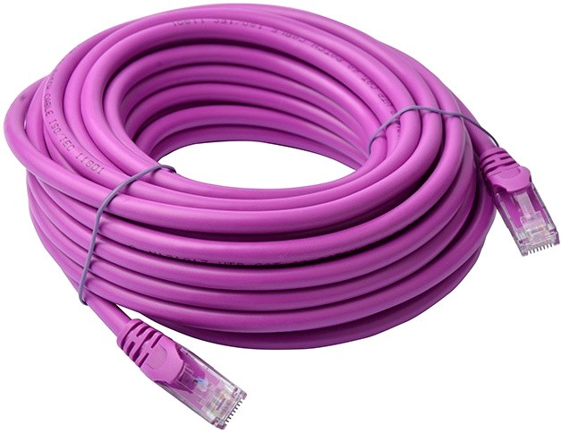 фото Патч-корд acd-lps6a-10m [acd-lps6a-10m] cat6a sstp, 27awg,cu фиолетовй, 10м (741906)