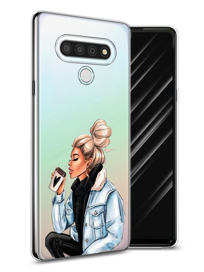 

Чехол Awog на LG Stylo 6 "Cute girl", Коричневый;бежевый, 84550-7