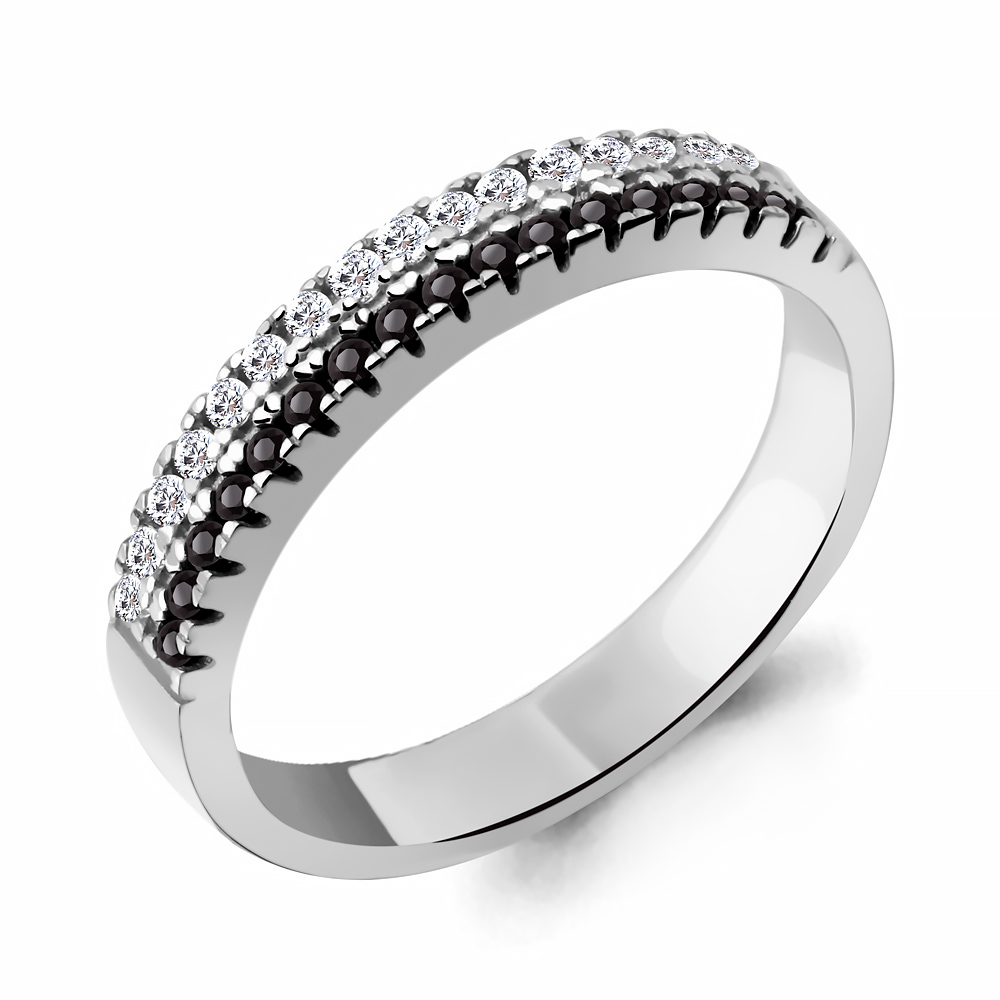 

Кольцо из серебра с фианитом/нанокристаллом р., Aquamarine 67206АЧ, 67206АЧ_925_р