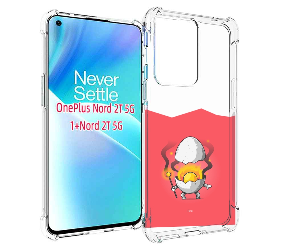 

Чехол MyPads горелое яйцо для OnePlus Nord 2T, Прозрачный, Tocco