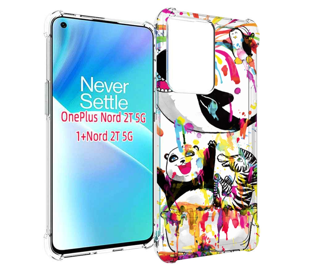

Чехол MyPads Хиппи кит для OnePlus Nord 2T, Прозрачный, Tocco
