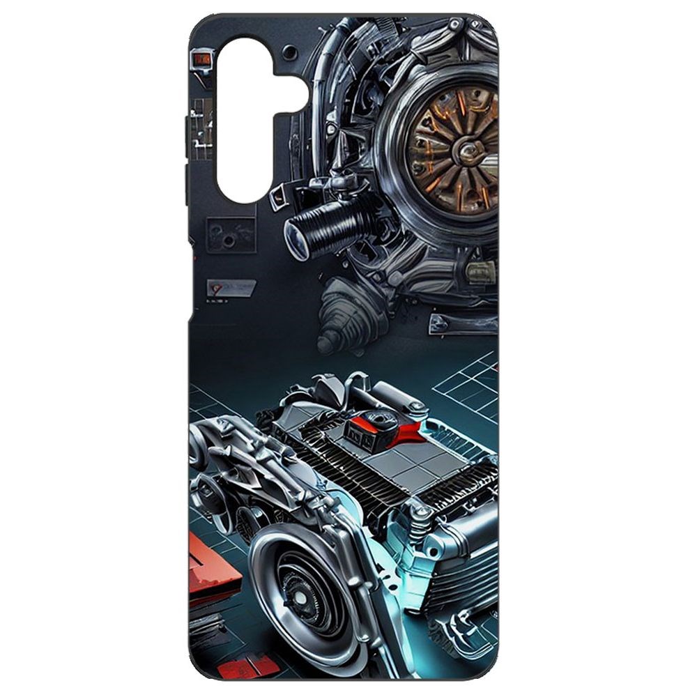 

Чехол-накладка Софт Моторы для Samsung Galaxy A04s (A047), Черный
