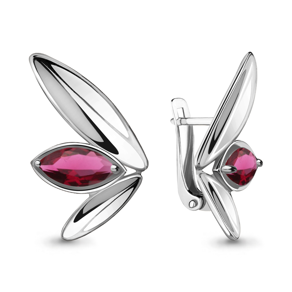 

Серьги из серебра с рубеллитом Aquamarine 47229604_925_р, 47229604_925_р
