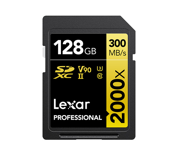 Карта памяти LEXAR Professional 2000x SDXC UHS-2 U3 V90 128 ГБ