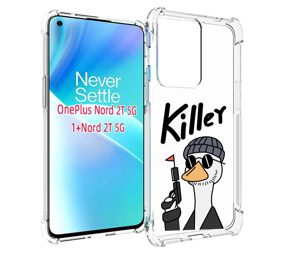 

Чехол MyPads гусь-с-пистолет для OnePlus Nord 2T, Прозрачный, Tocco