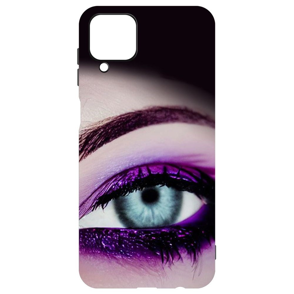 

Чехол-накладка Софт Взгляд для Samsung Galaxy A12 (A125), Черный