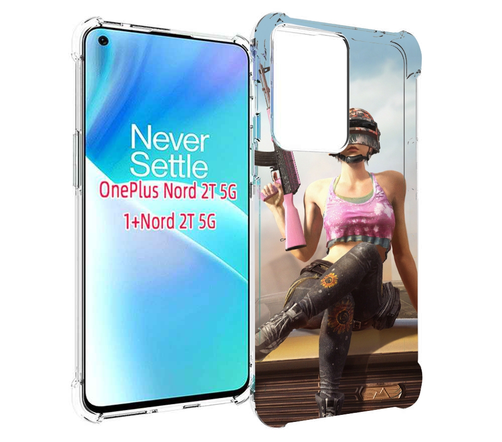 

Чехол MyPads девушка из PUBG для OnePlus Nord 2T, Прозрачный, Tocco