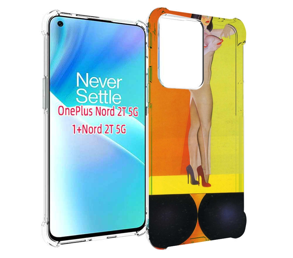 

Чехол MyPads девушка на шарах женский для OnePlus Nord 2T, Прозрачный, Tocco