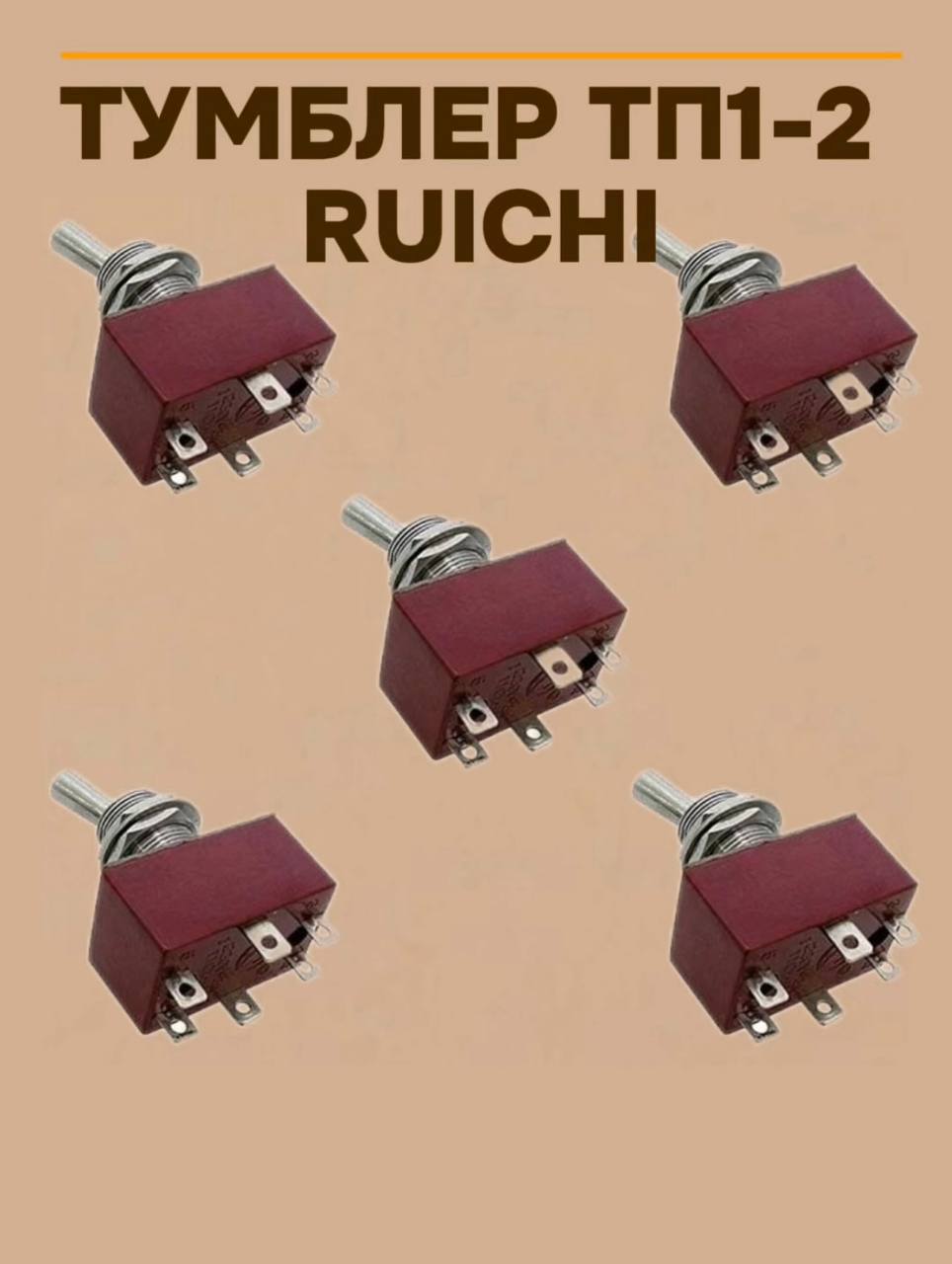 

Тумблер RUICHI ТП1-2, ТП1-2
