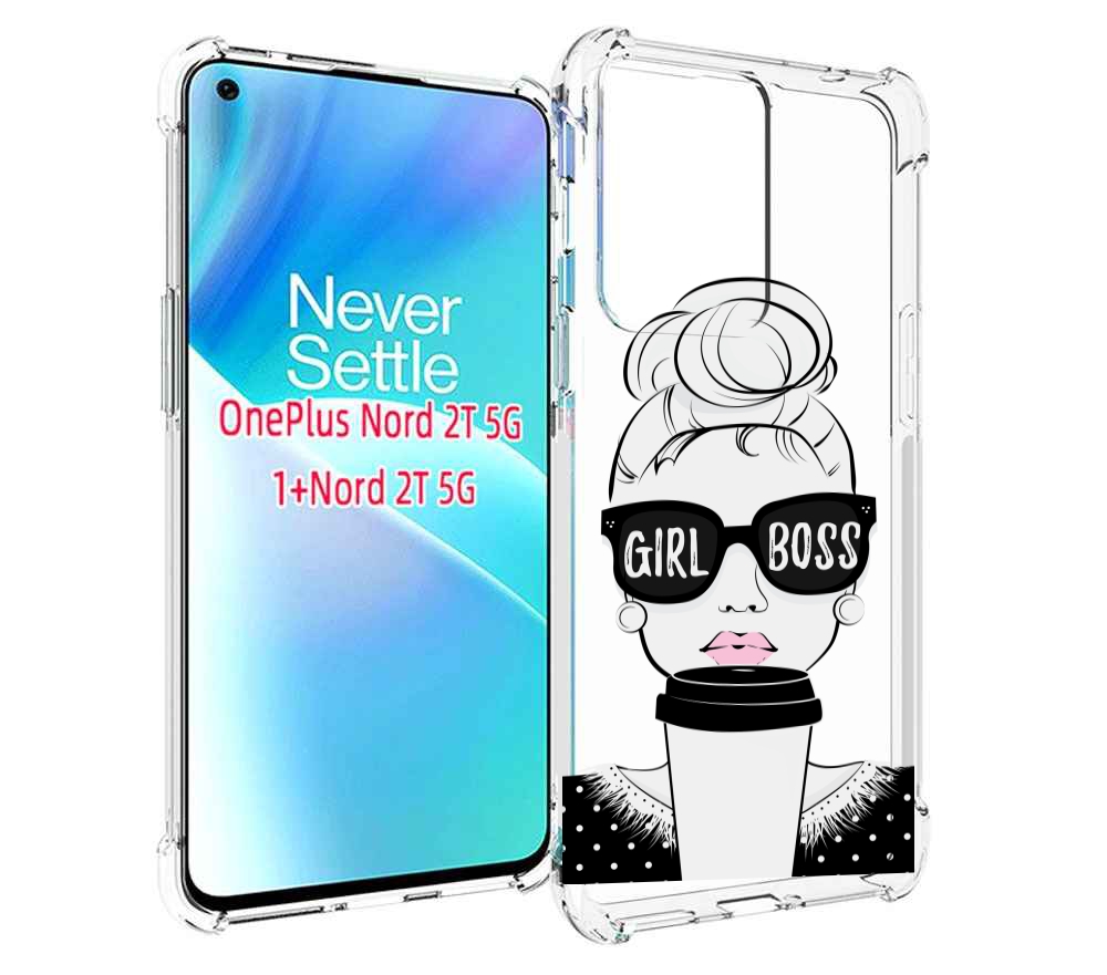 

Чехол MyPads девушка-босс женский для OnePlus Nord 2T, Прозрачный, Tocco