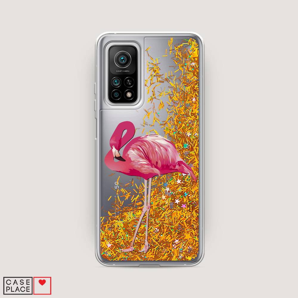 

Чехол Awog на Xiaomi Mi 10T/Mi 10T Pro "Застенчивый фламинго", Разноцветный, 37790-1