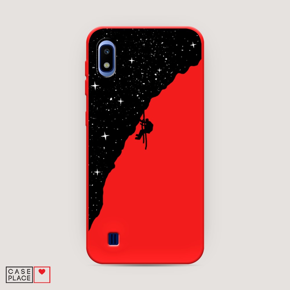 

Чехол Awog на Samsung Galaxy A10 "Скалолаз в космосе", Разноцветный, 27953-1