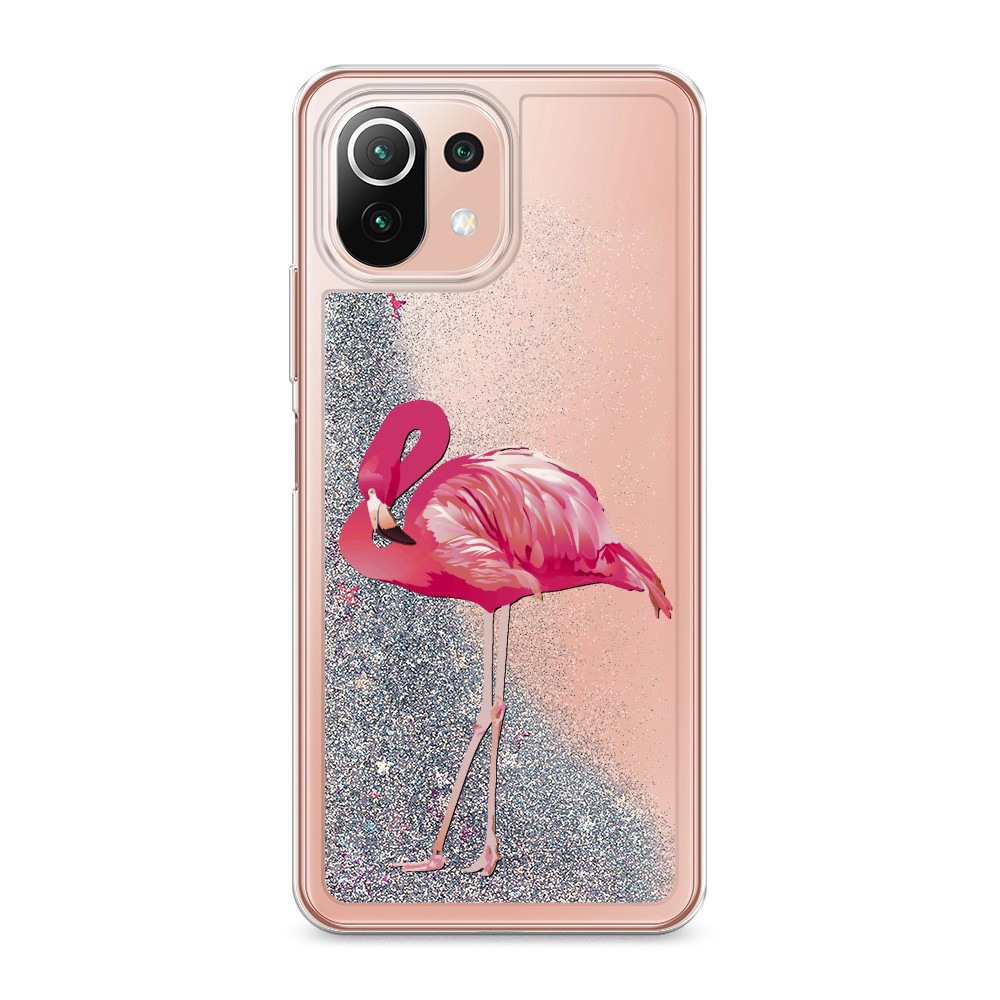 

Чехол Awog на Xiaomi Mi 11 Lite/5G NE "Застенчивый фламинго", Разноцветный, 310291-1