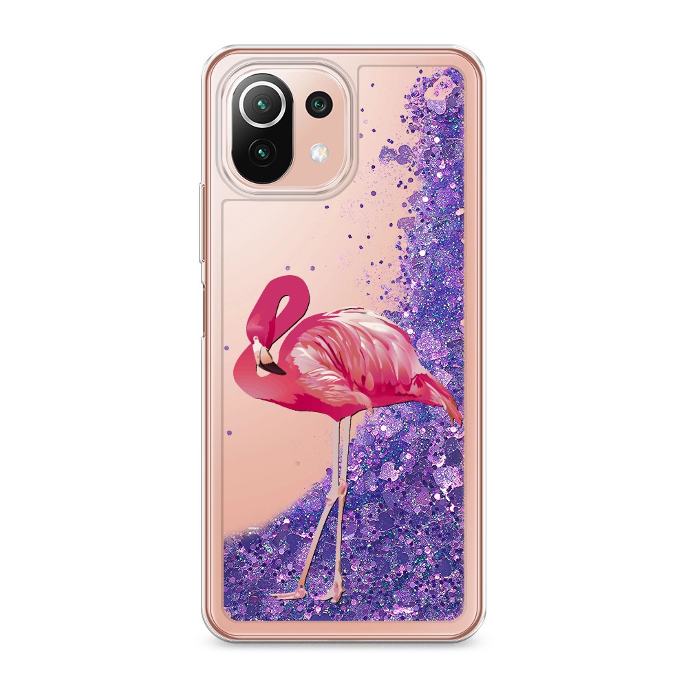 

Чехол Awog на Xiaomi Mi 11 Lite "Застенчивый фламинго", Разноцветный, 310292-1