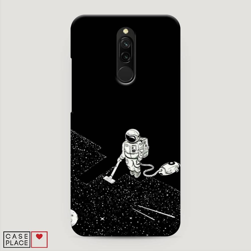 

Пластиковый чехол "Космонавт с пылесосом" на Xiaomi Redmi 8, 37120-3