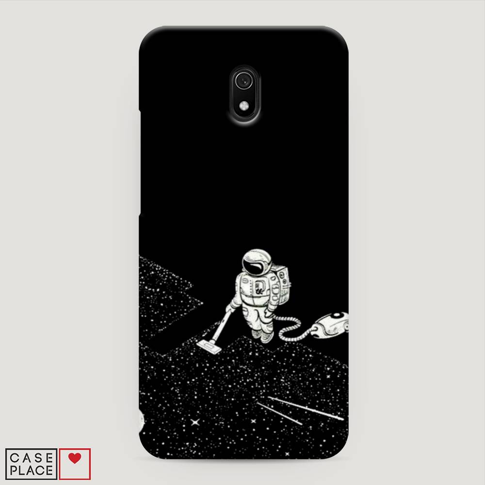 

Пластиковый чехол "Космонавт с пылесосом" на Xiaomi Redmi 8A, 37220-3