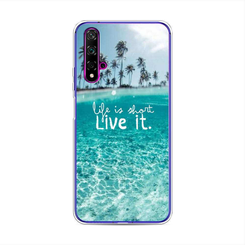 

Чехол Awog на Huawei Nova 5T "Live it", Разноцветный, 610550-7