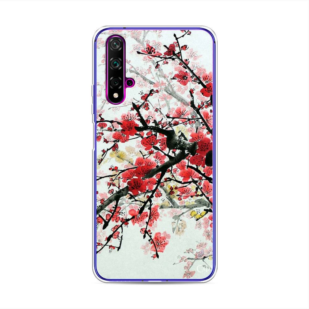 

Чехол Awog на Huawei Nova 5T "Сакура", Разноцветный, 610550-4