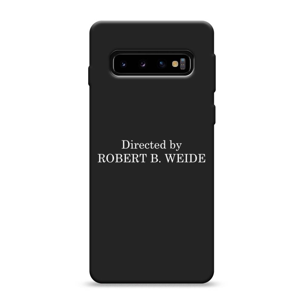 фото Матовый силиконовый чехол "robert b weide" на samsung galaxy s10 awog