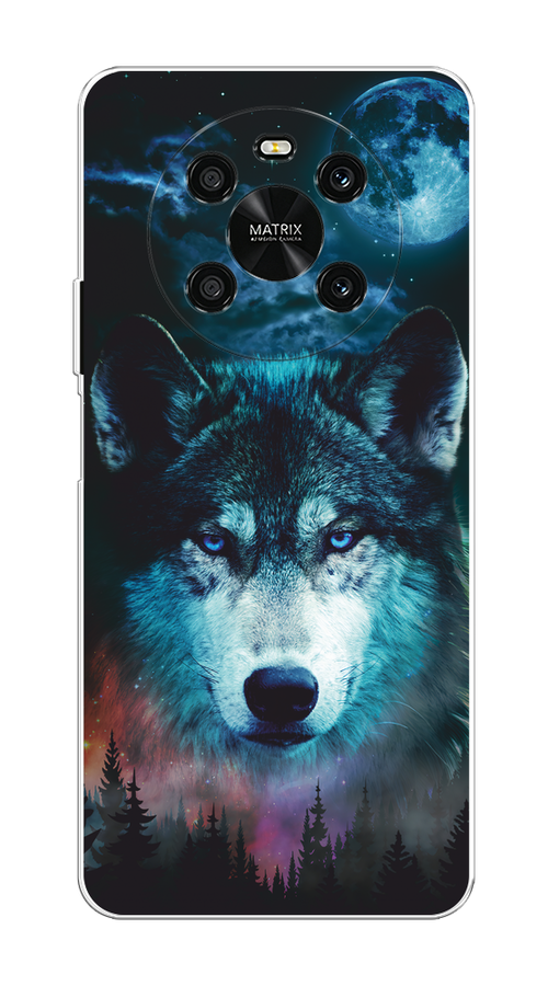

Чехол на Honor X9 4G/Magic4 Lite 4G "Лунный волк", Бирюзовый;розовый;синий, 6108650-1