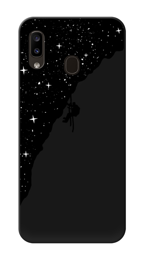 

Чехол Awog на Samsung Galaxy A20/A30 "Скалолаз в космосе", Разноцветный, 27652-1