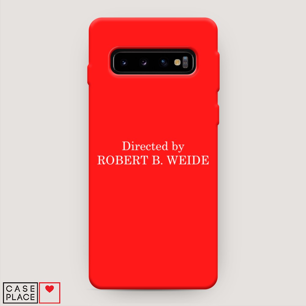 фото Матовый силиконовый чехол "robert b weide" на samsung galaxy s10 + awog