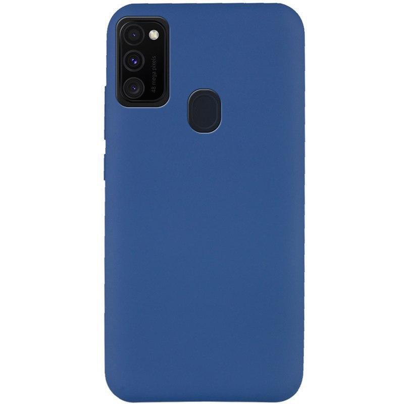 фото Чехол silicone для samsung galaxy m30s overlay (синий) ёmart