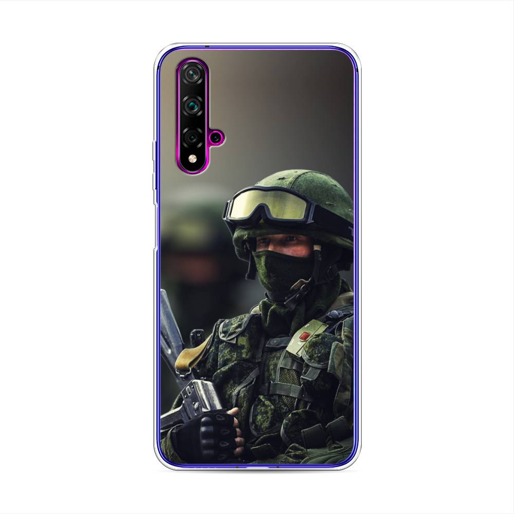 

Чехол Awog на Huawei Nova 5T "Солдат", Разноцветный, 610550-5