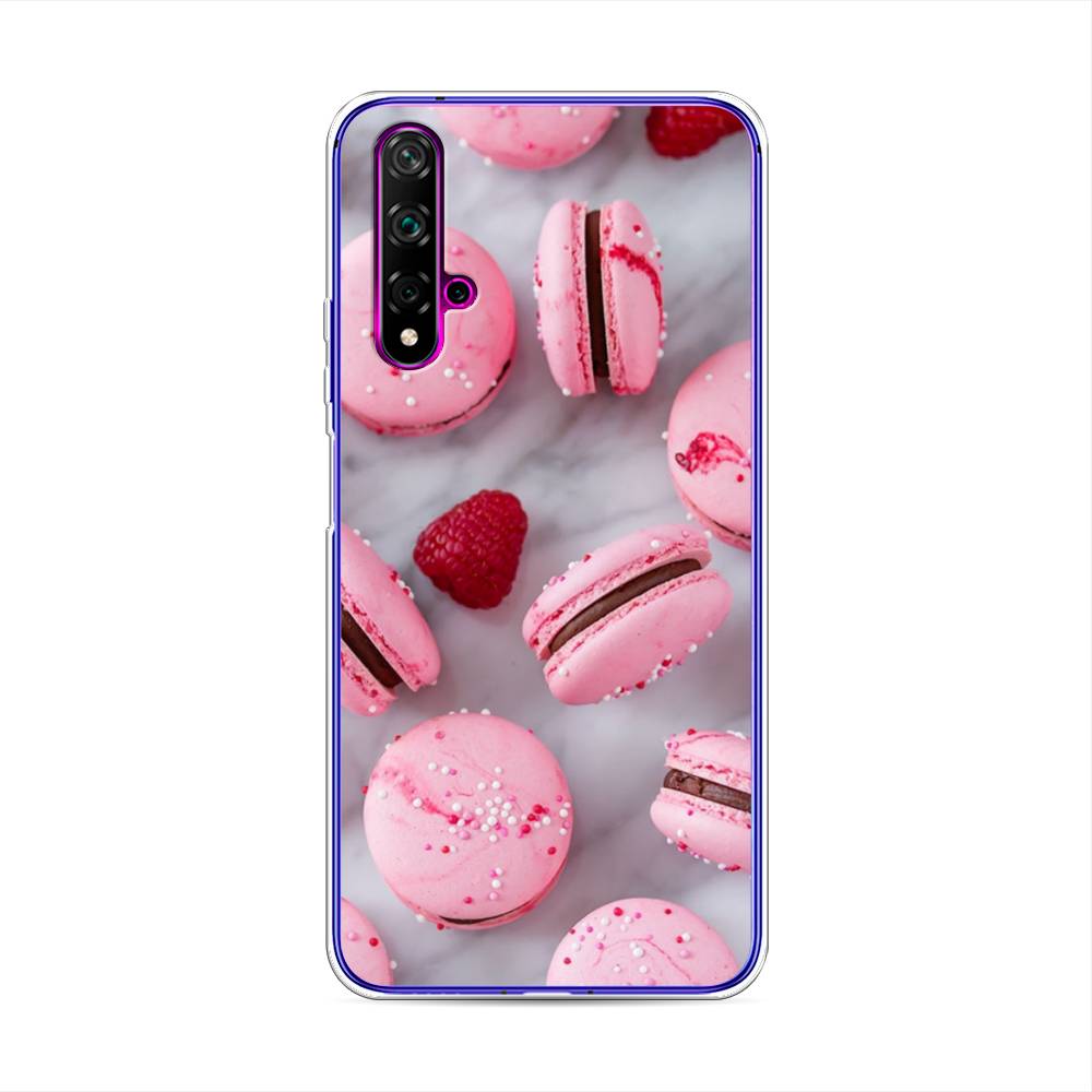 

Чехол Awog на Huawei Nova 5T "Макарони с малиной", Разноцветный, 610550-10