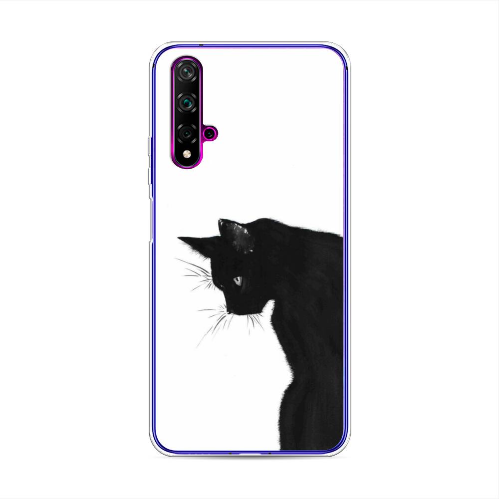 

Чехол Awog на Huawei Nova 5T "Black cat", Разноцветный, 610550-1