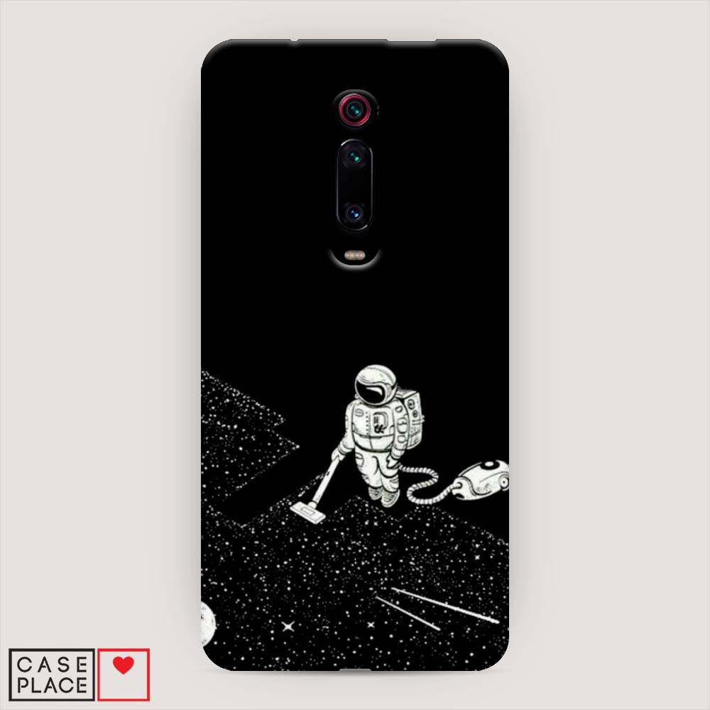 

Пластиковый чехол "Космонавт с пылесосом" на Xiaomi Redmi K20, 35520-3