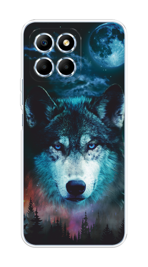 

Чехол на Huawei Honor X6/X6s "Лунный волк", Бирюзовый;розовый;синий, 6120250-1