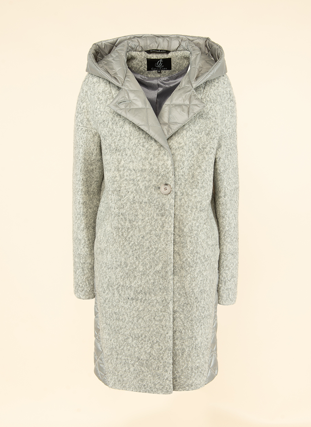 

Пальто женское Galla Lady 55099 серое 52 RU, 55099