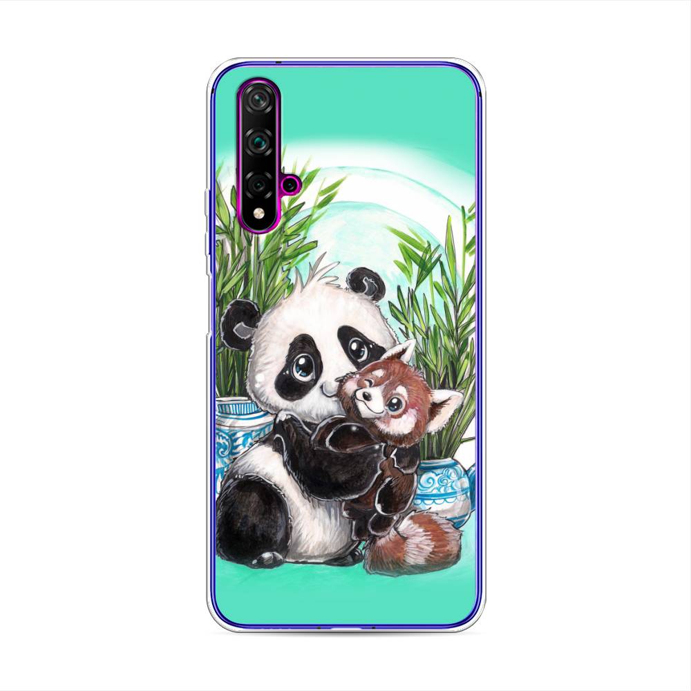

Чехол Awog на Huawei Nova 5T "Друзья зверята", Разноцветный, 610550-2