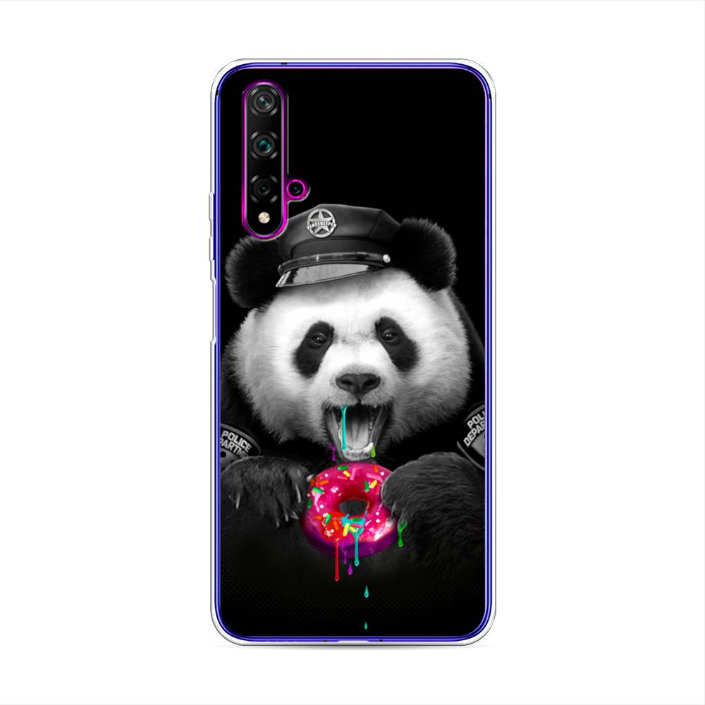 

Чехол Awog на Huawei Nova 5T "Панда police", Разноцветный, 610550-2