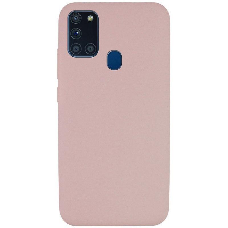 фото Чехол silicone для samsung galaxy a21s overlay (пудровый) ёmart