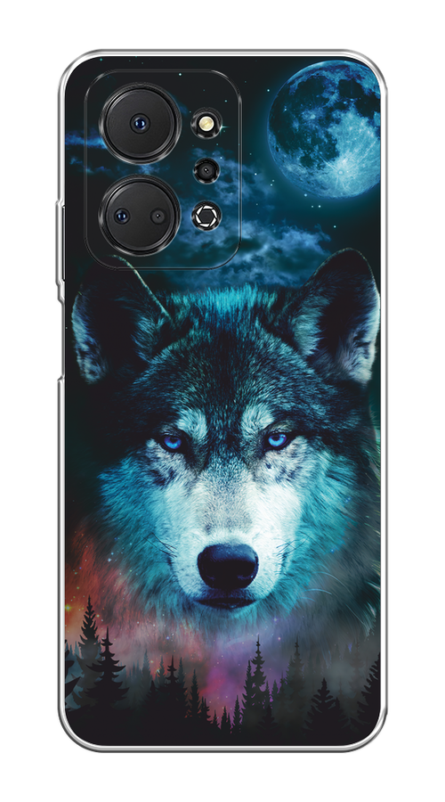 

Чехол на Honor X7A/X7A Plus "Лунный волк", Бирюзовый;розовый;синий, 6121850-1