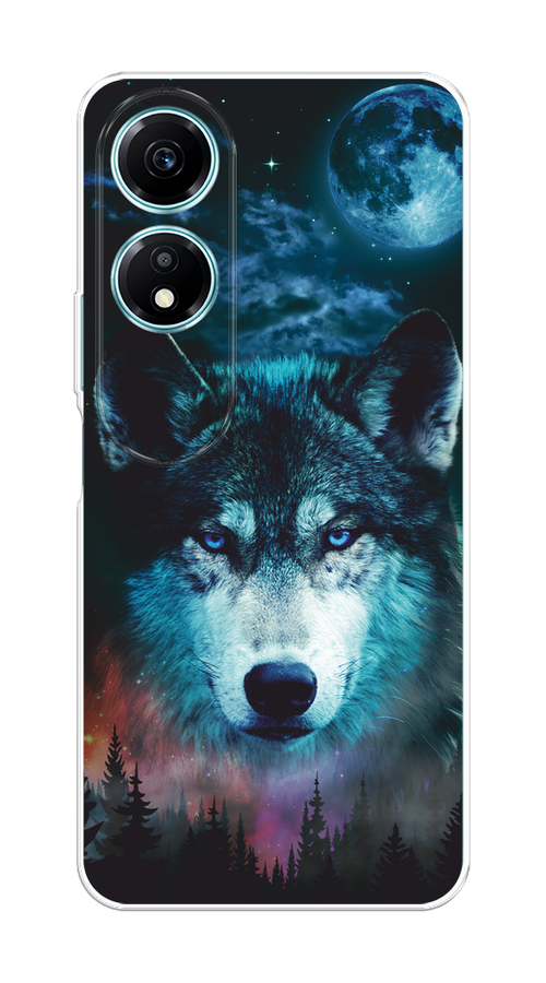 

Чехол на Honor X5 Plus "Лунный волк", Бирюзовый;розовый;синий, 6121950-1