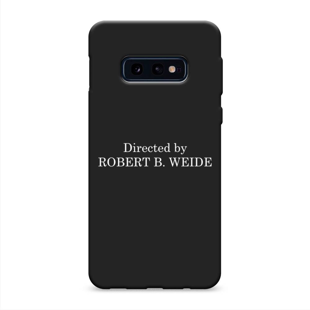 фото Матовый силиконовый чехол "robert b weide" на samsung galaxy s10e awog